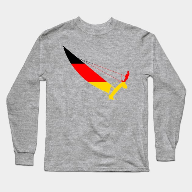 Germany catamaran trapeze sailing Long Sleeve T-Shirt by der-berliner